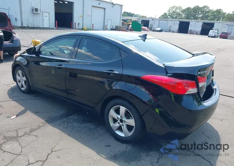 2013 Hyundai Elantra Gls from USA, damaged, VIN 5NPDH4AE9DH258523